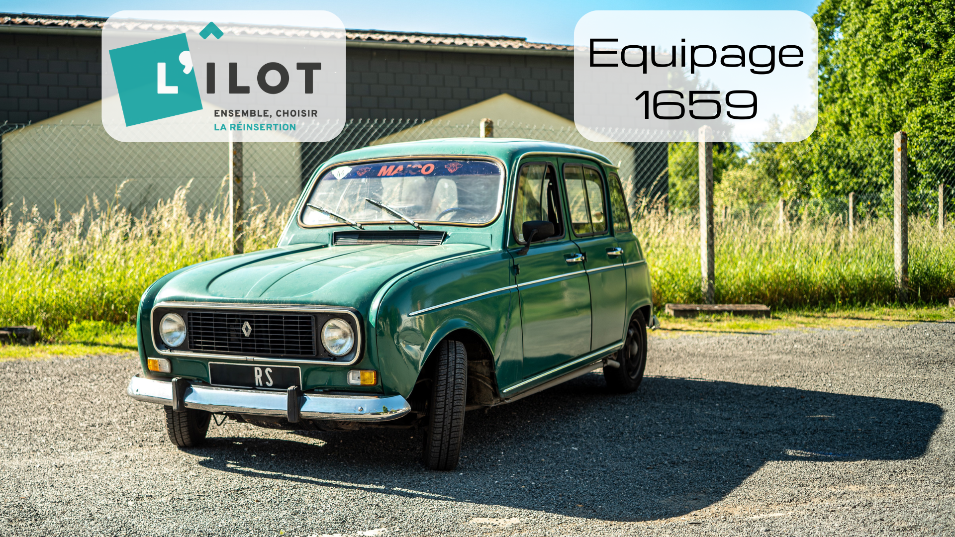 Le partenariat entre le Carlos Rallye Club et l'association L'Îlot